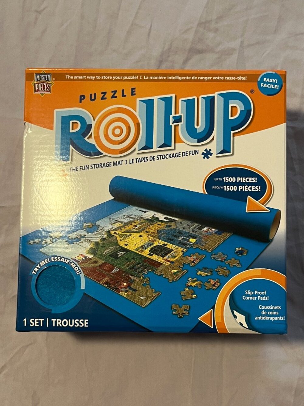 Roll Up Puzzle Mat- Pretty Much New!